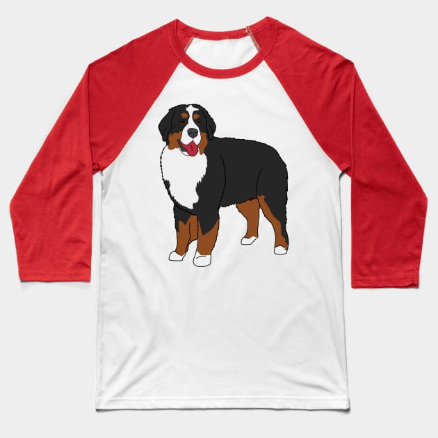 bernese mountain dog Baseball T-Shirt by AMCArts